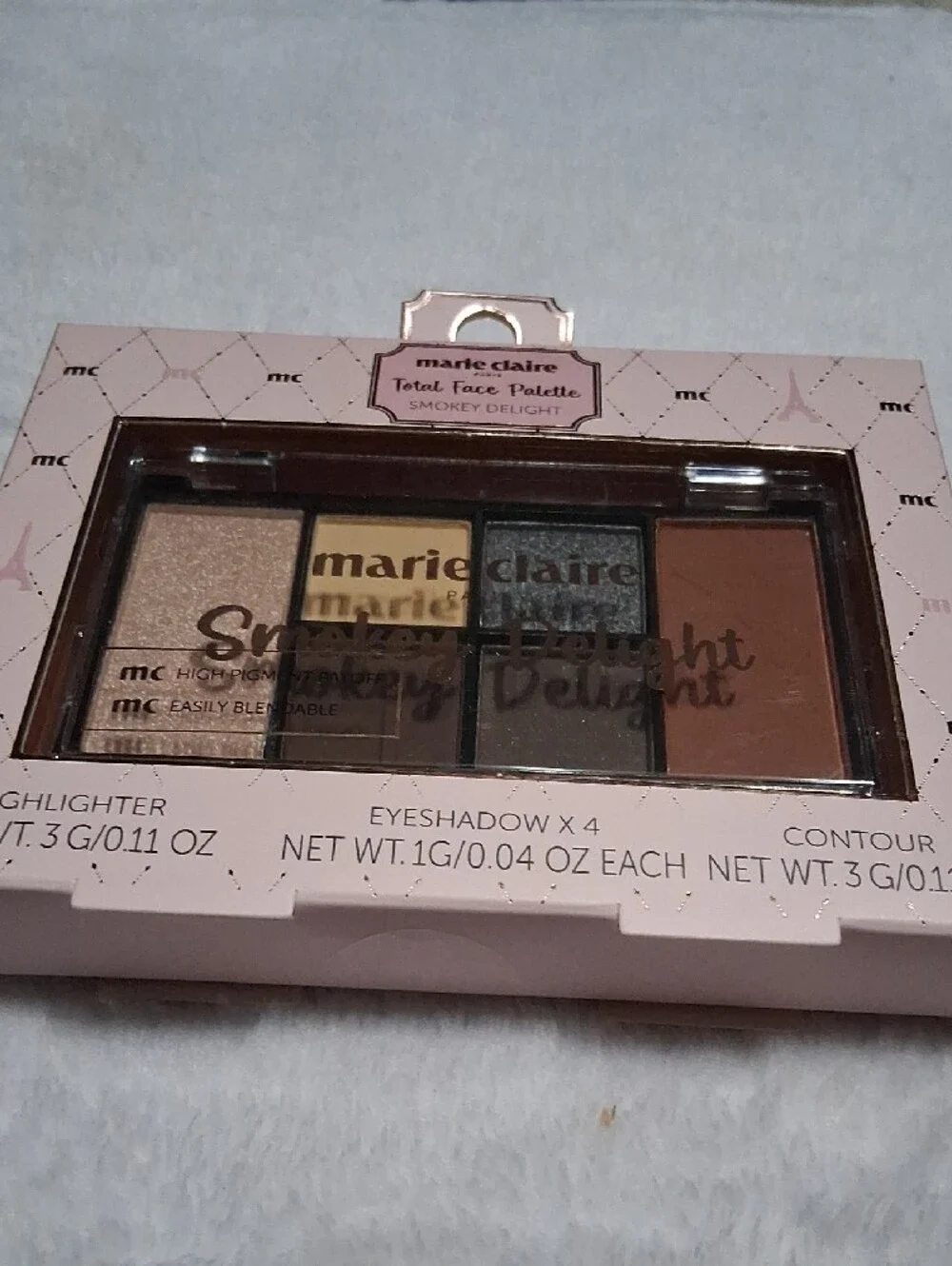 Marie Claire Smokey Delight Face Palette - Brown & Gold